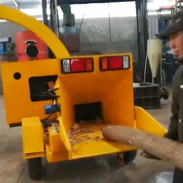Multifunction Diesel Wood Branch Chipper