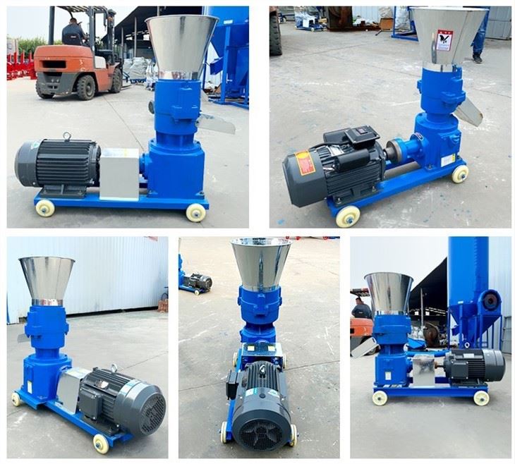 Poultry Feed Pellet Mill Flat Ring Die Machine