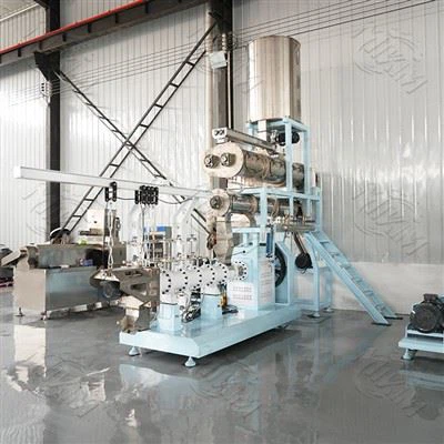 연속 생산 중 떠다니는 물고기 사료 펠릿 제조기 막힘: 원인 및 해결 방법